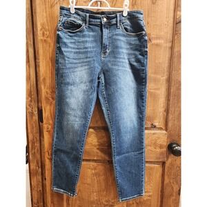 Judy Blue High Waist Shield Back Pocket Jeans Slim Fit 15/32 Stretch